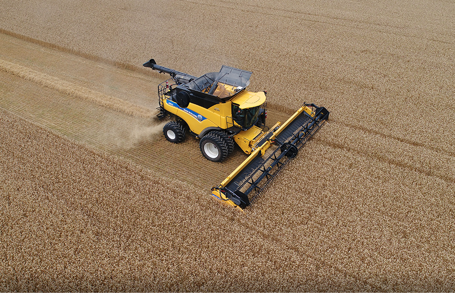 new holland combine